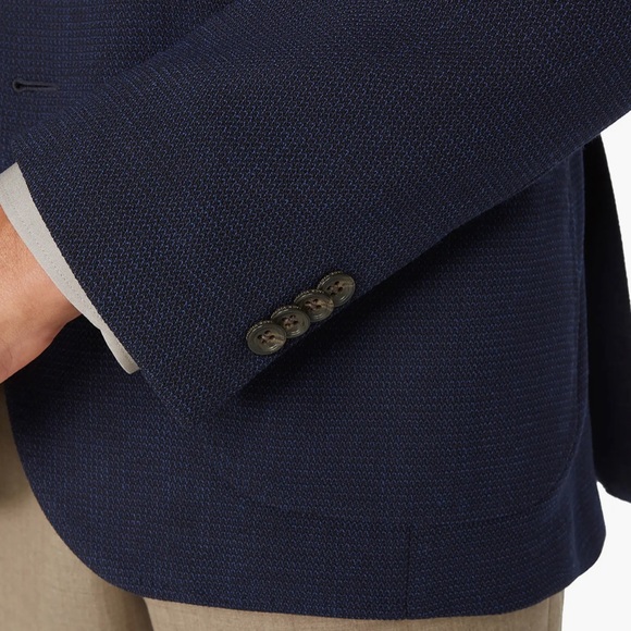 JACK VICTOR WOLFE WOOL BLAZER - Picture 5 of 7